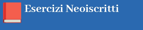 Logo esercizi neo iscreitti